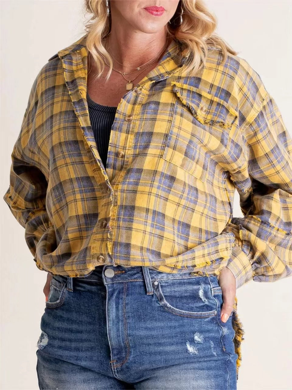 Vintage Oversized Washed Flannel - Envisi Co.