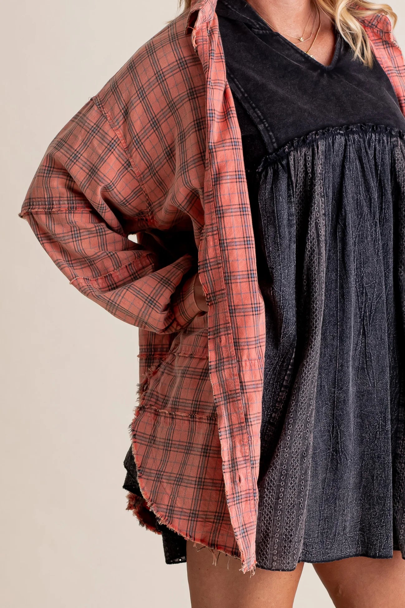 Vintage Oversized Washed Flannel - Envisi Co.